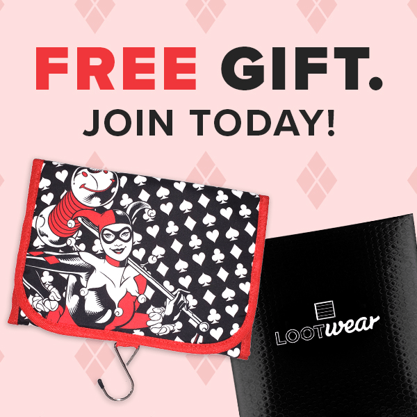 FREE Harley Quinn Travel Bag with Loot For Her Subscription!