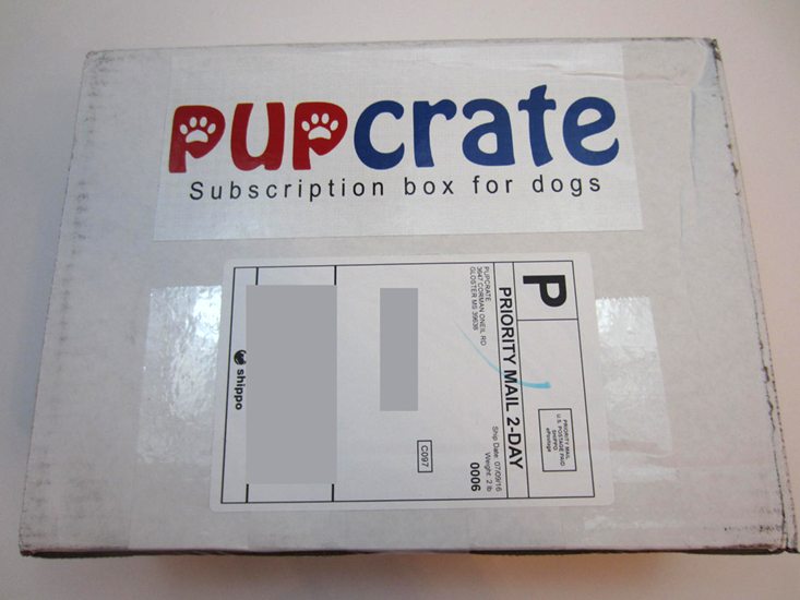 PupCrate Dog Subscription Box Review + Coupon – July 2016