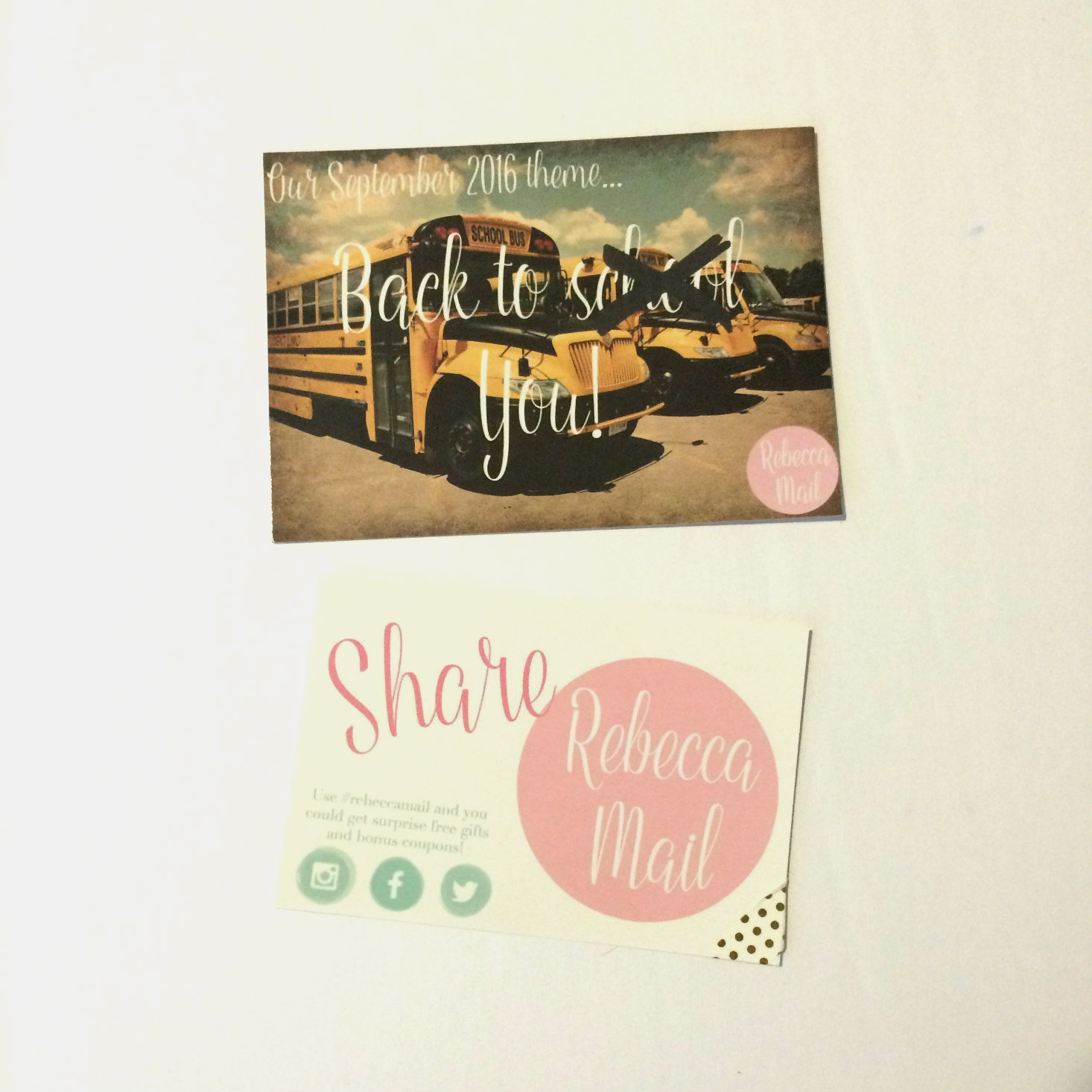 What's inside this month's RebeccaMail box? Read our review to find out!