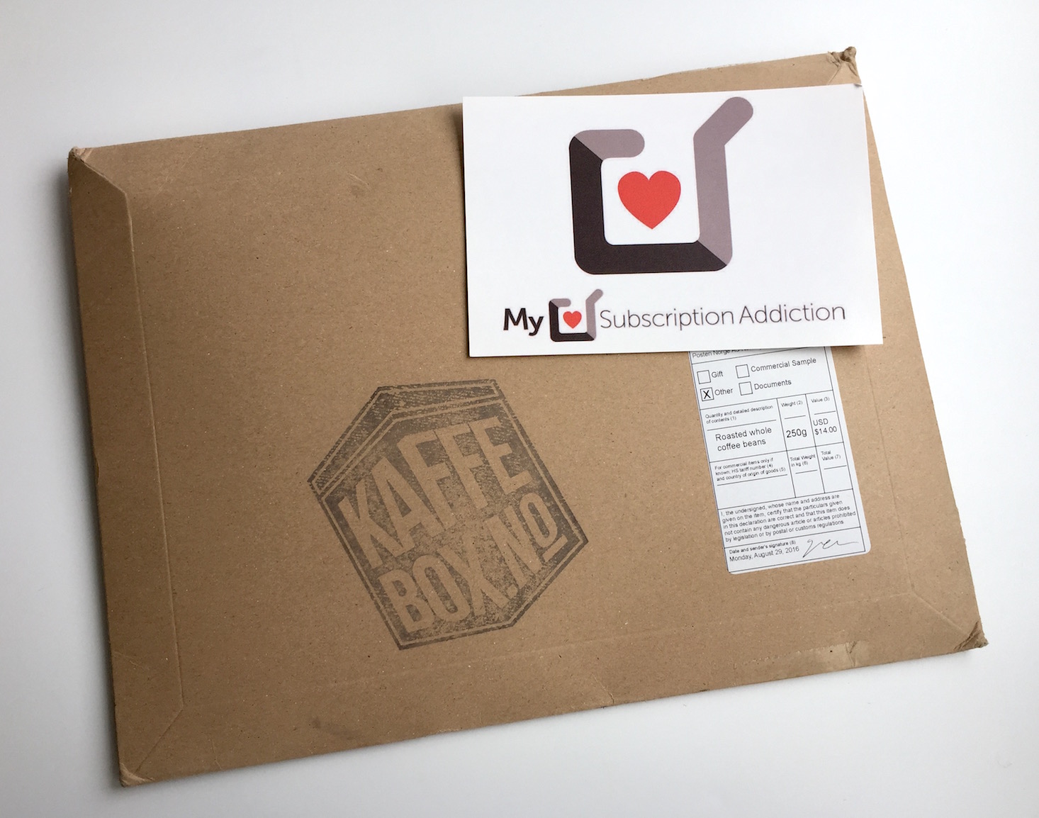KaffeBox Coffee Subscription Review + Coupon- September 2016
