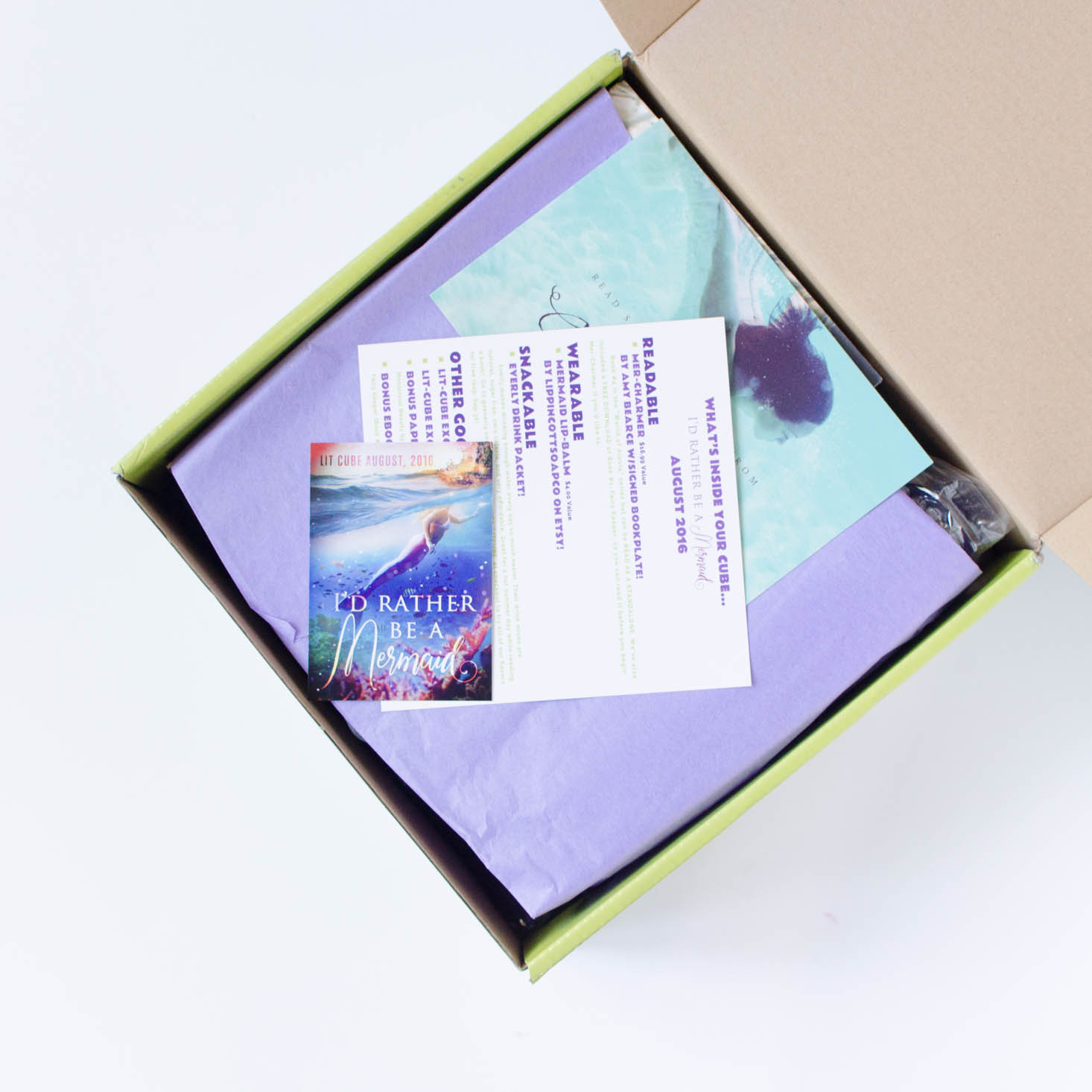 What's inside a LitCube book subscription box? Read our review of the August 2016 box to find out!