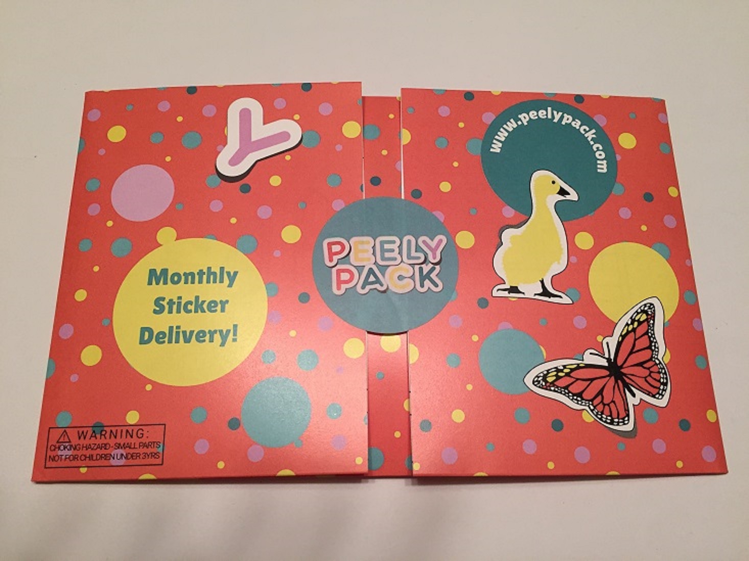 PeelyPack Sticker Subscription Review + Coupon- September 2016