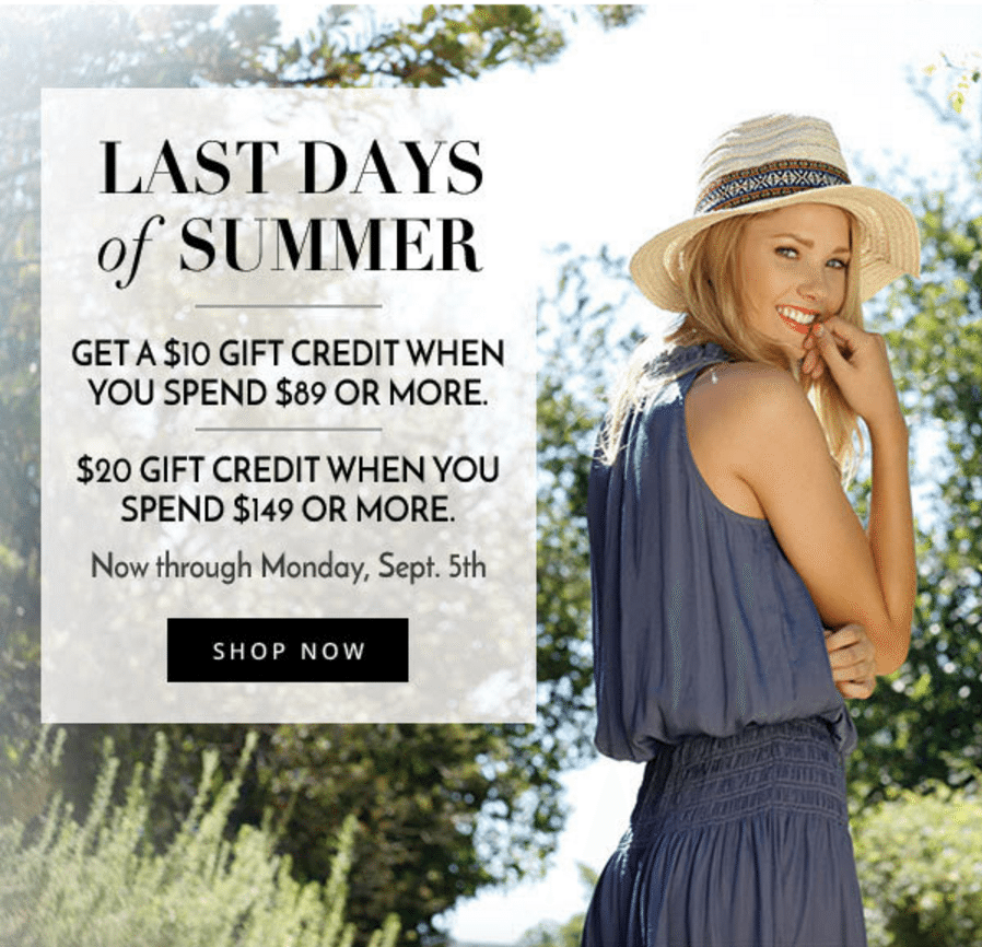 Golden Tote Labor Day Sale – $20 Bonus Credit!