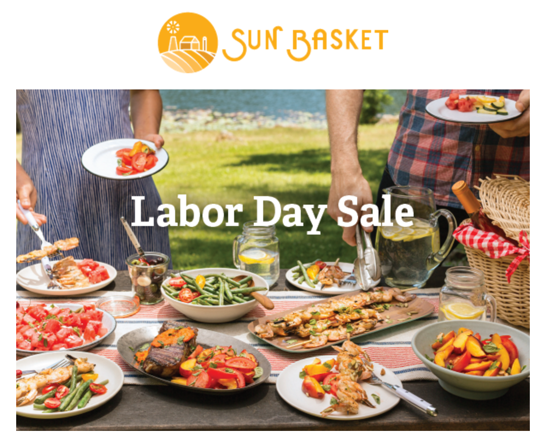 Sun Basket Labor Day Sale – Up to $40 Off!