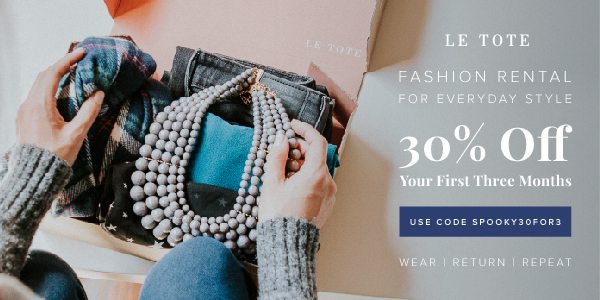 Le Tote Coupon – 30% Off Your First 3 Months!