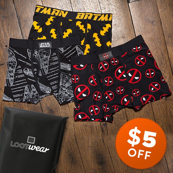 Flash Sale – Save $5 Off Your First Month of Loot Undies!