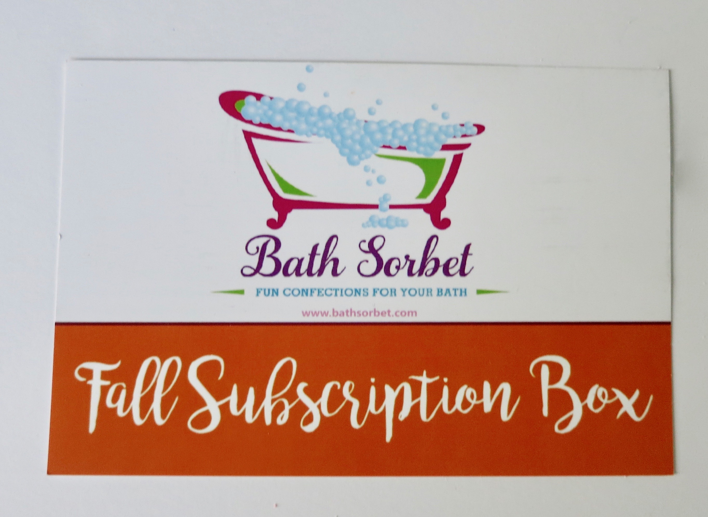 Bath Sorbet Subscription Box Review + Coupon – Fall 2016