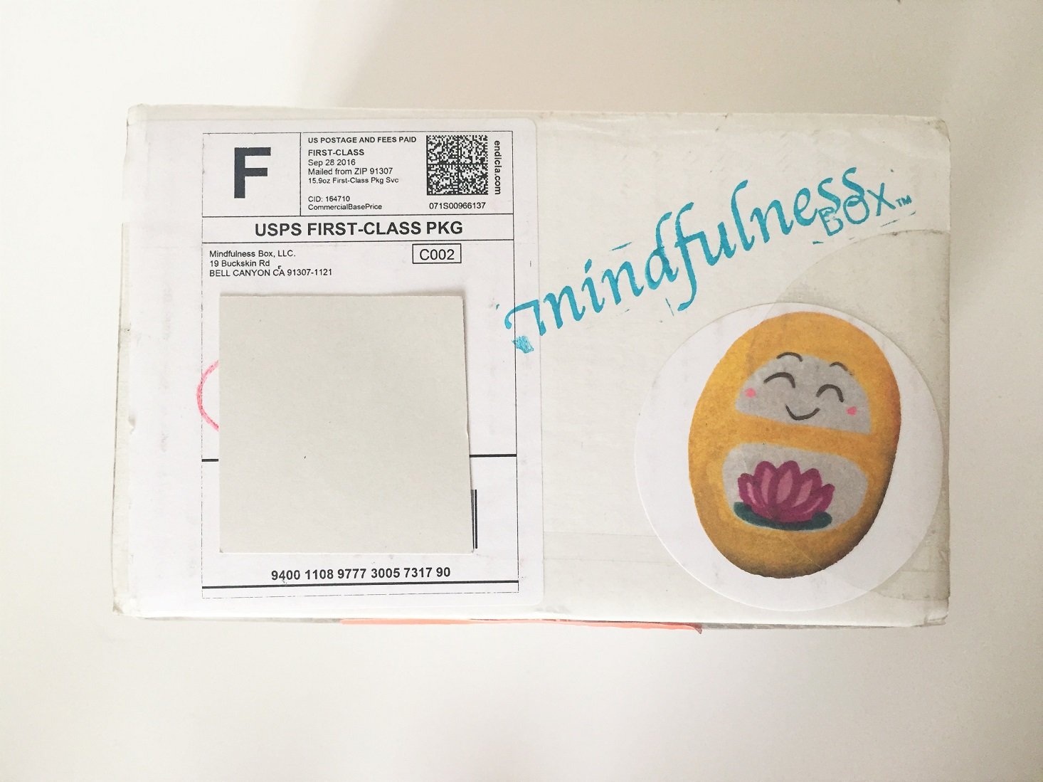 Mindfulness Box Subscription Review + Coupon– September 2016