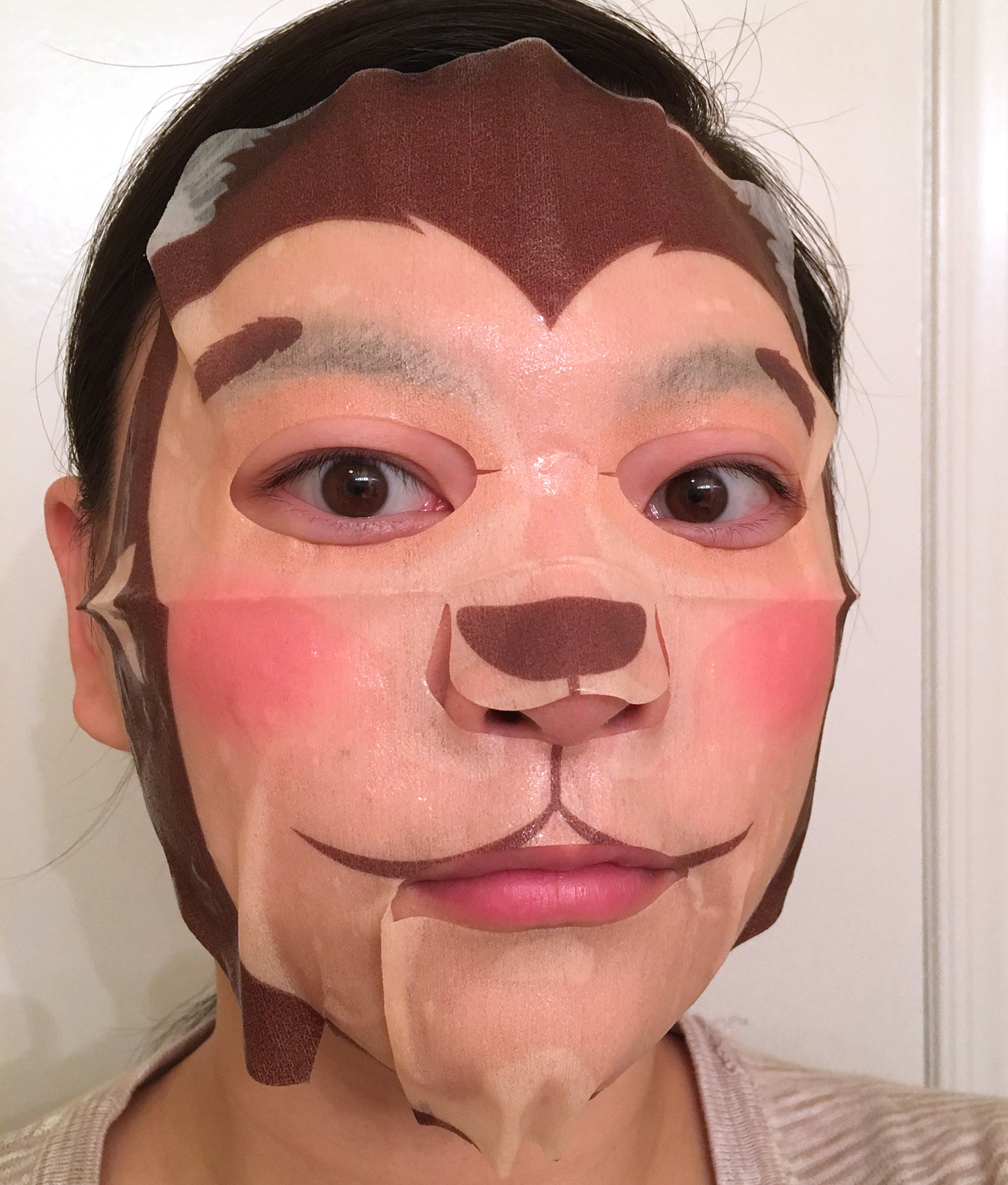 mishibox-october-2016-sheet-mask-selfie