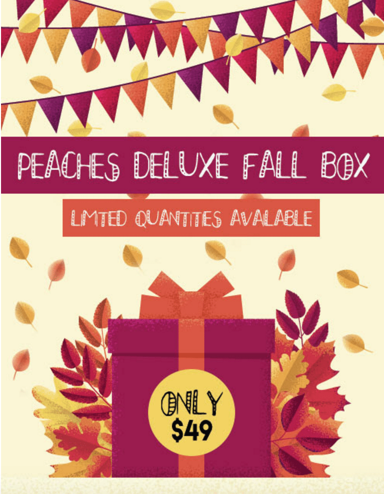 Peaches and Petals Deluxe Fall Mystery Box – Available Now