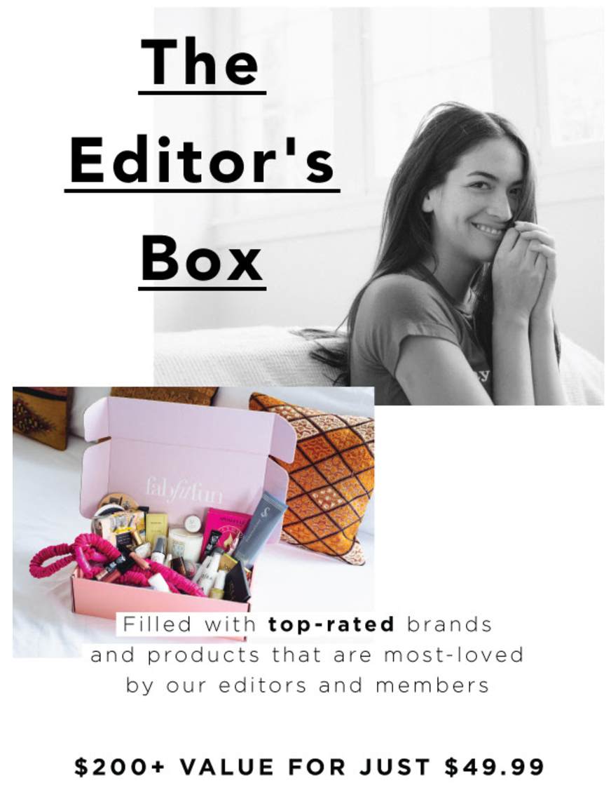 UPDATE: FabFitFun Editor’s Box FULL SPOILERS + $10 Coupon!