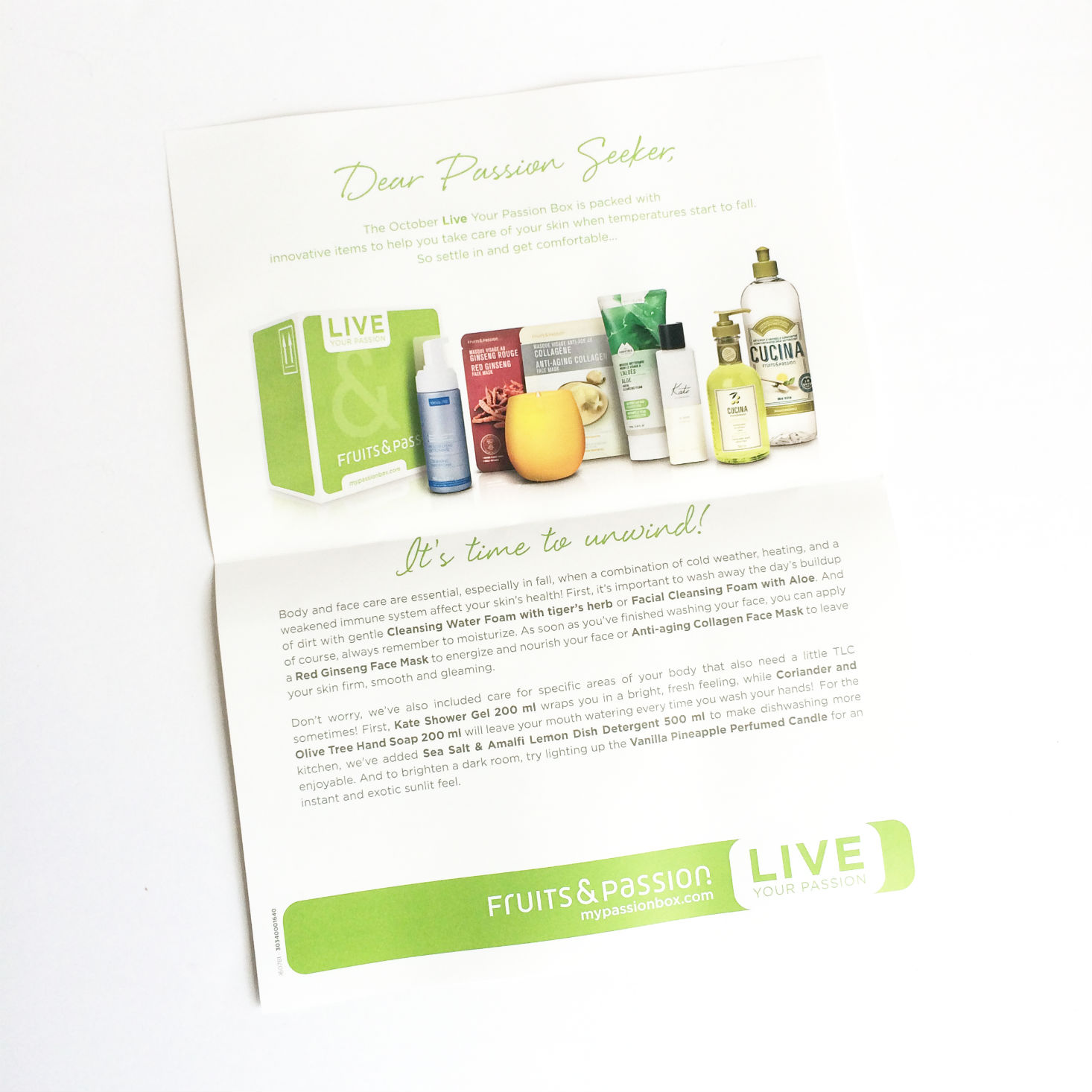 Check out our review of the fragrant finds in the October Fruits & Passion Live box!