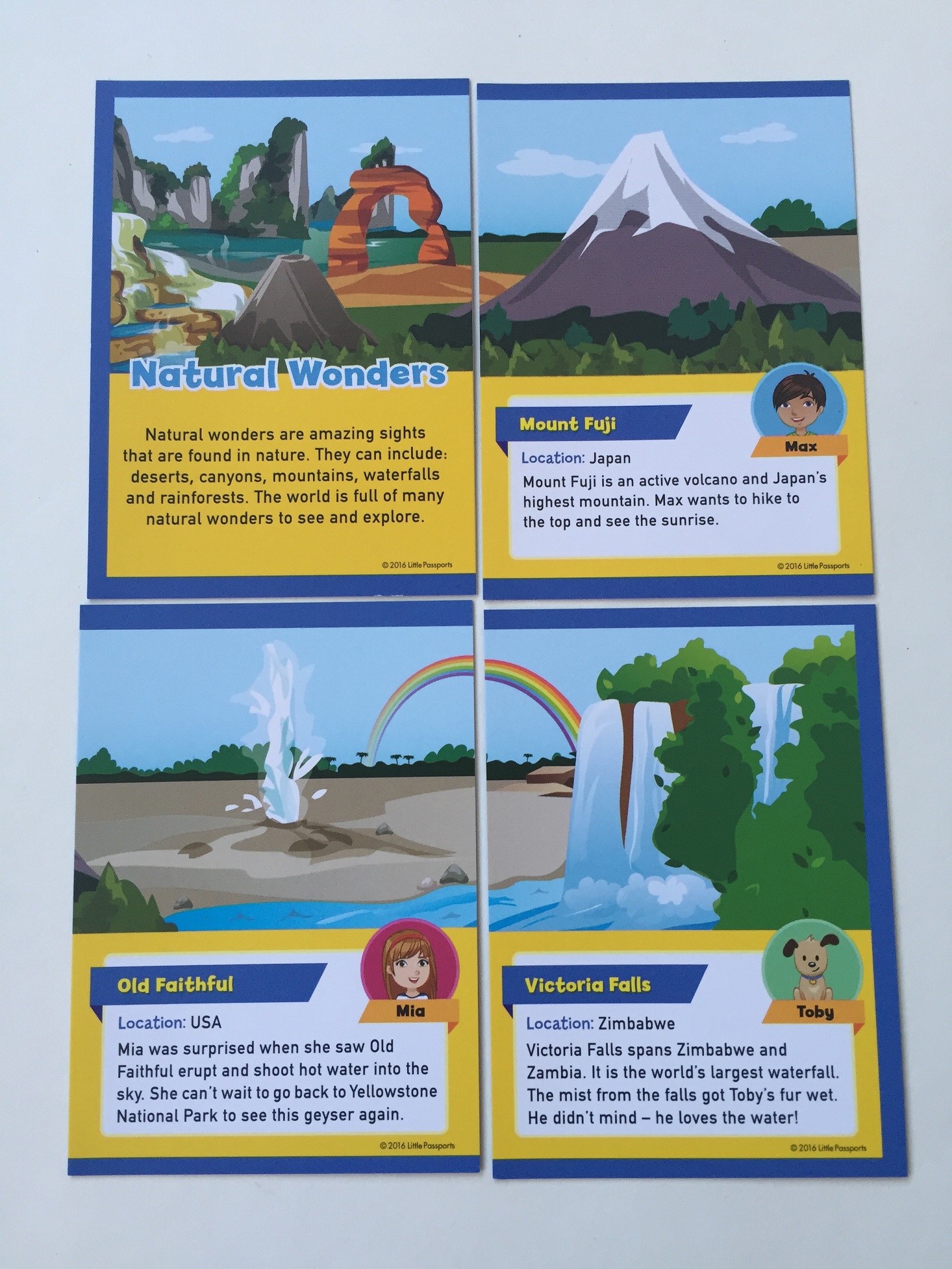 little-passports-early-explorers-natural-wonders-trading-card