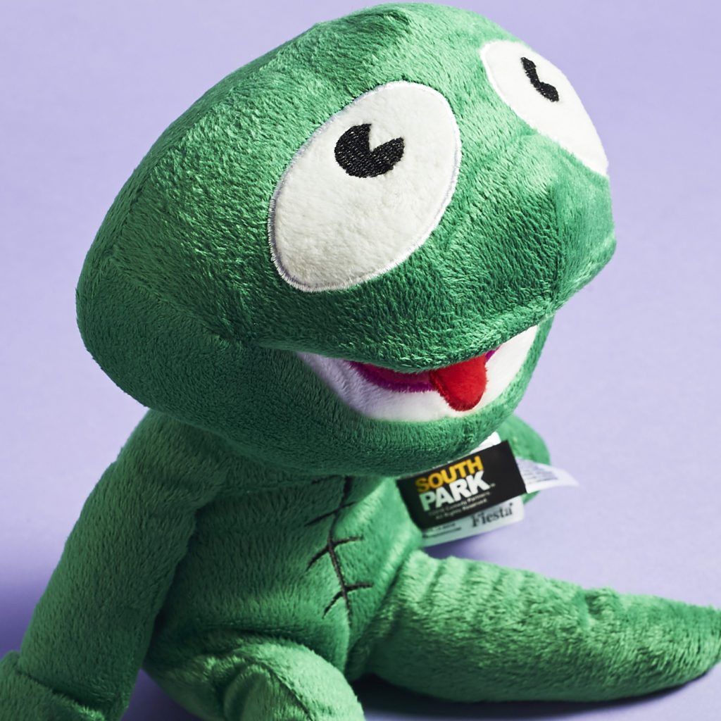 artemis clyde frog plush