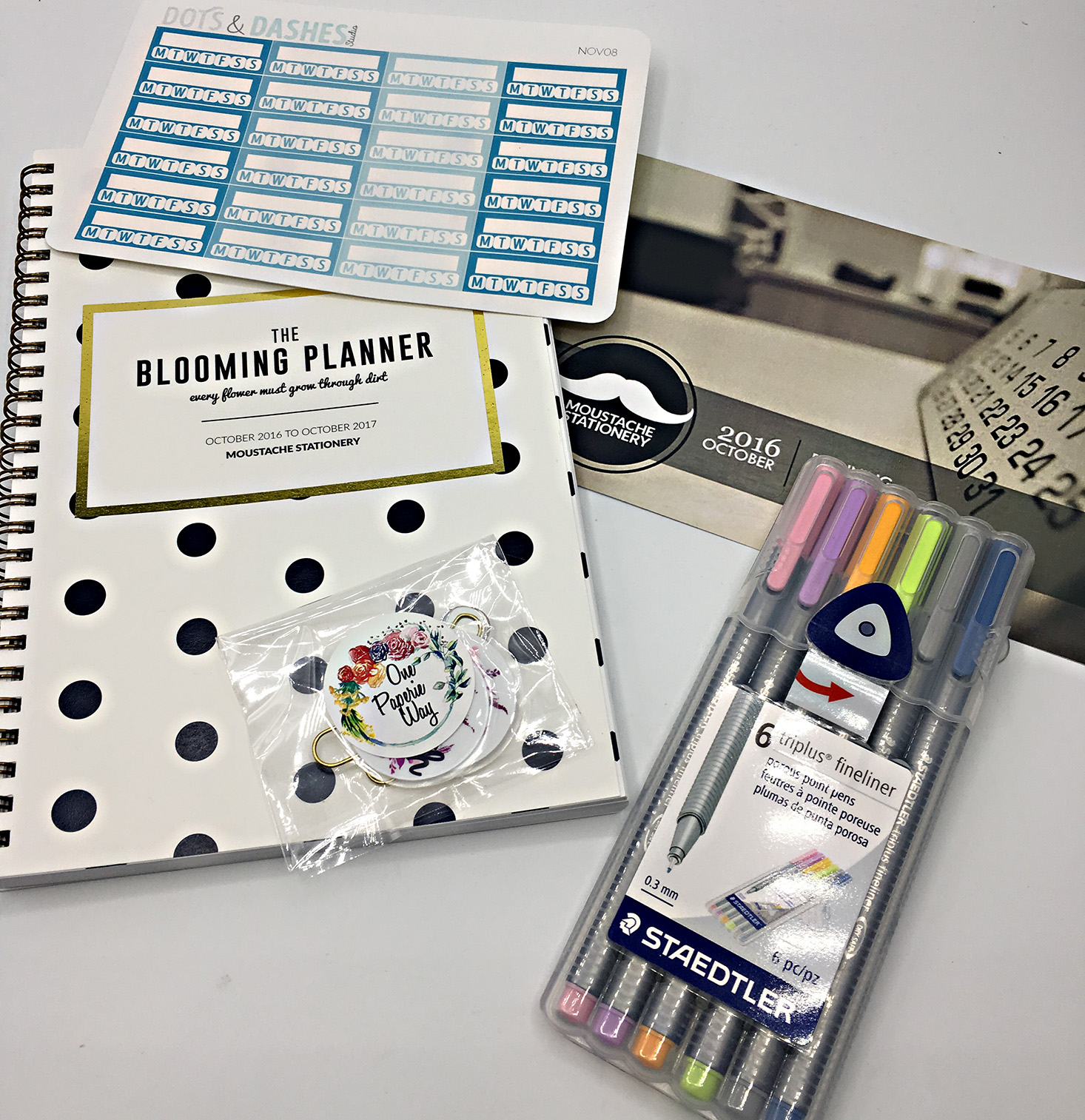 moustache-stationery-october-2016-review