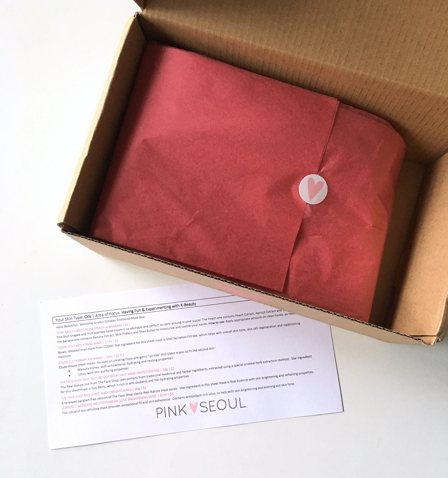 pinkseoul-mask-box-october-2016-box-opened
