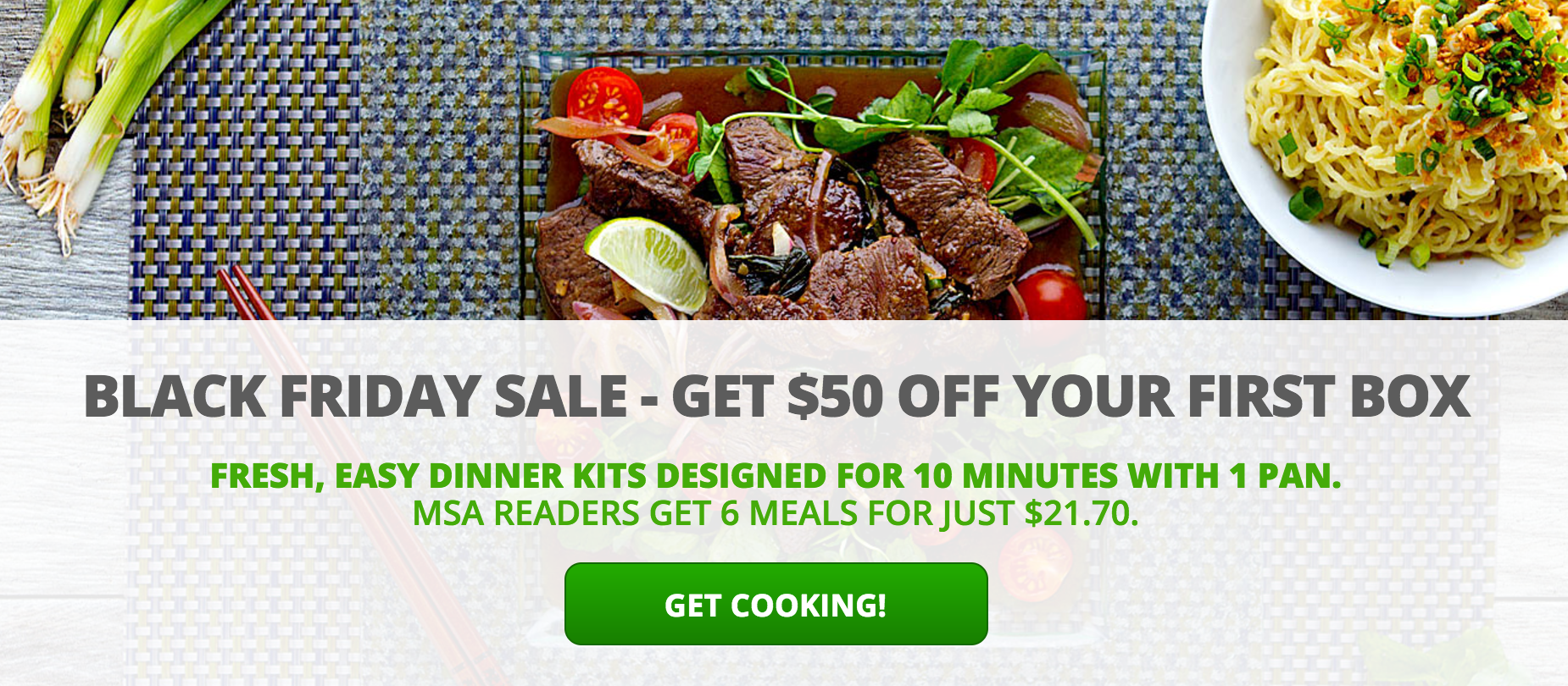 Gobble Meal Kit Exclusive Black Friday Deal – Get 6 Meals for $21.70!