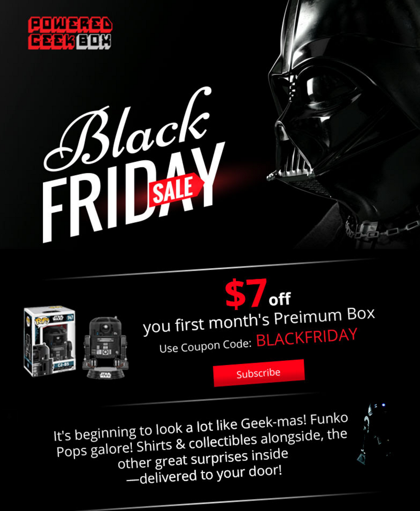 Powered Geek Box Black Friday Deal – $7 Off Of A Premium Box