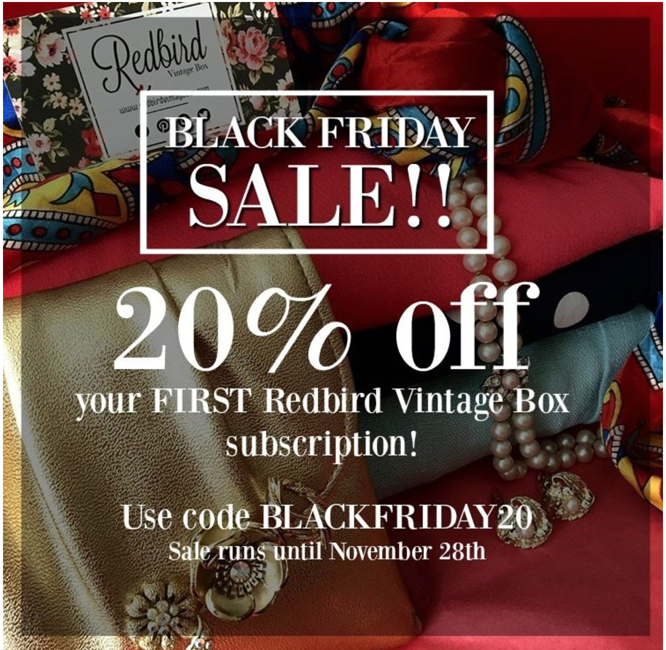 Redbird Vintage Box Black Friday Deal – Save 20% On Subscriptions