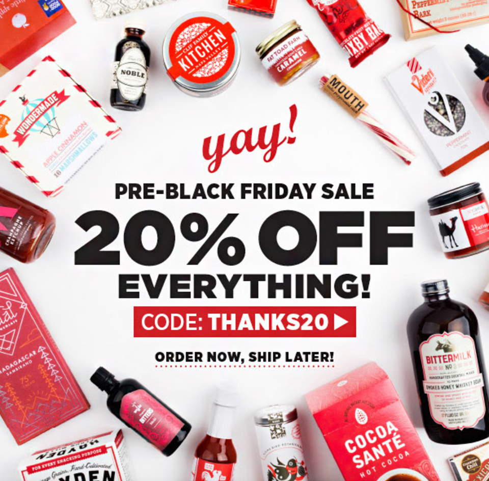 MOUTH Subscriptions Pre-Black Friday Sale – 20% Off!