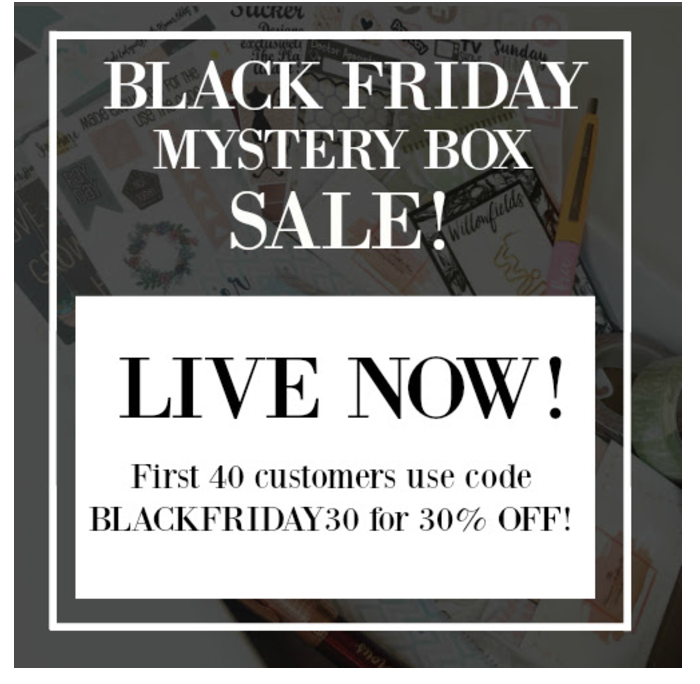 The Planner Addict Black Friday Mystery Boxes – Available Now!