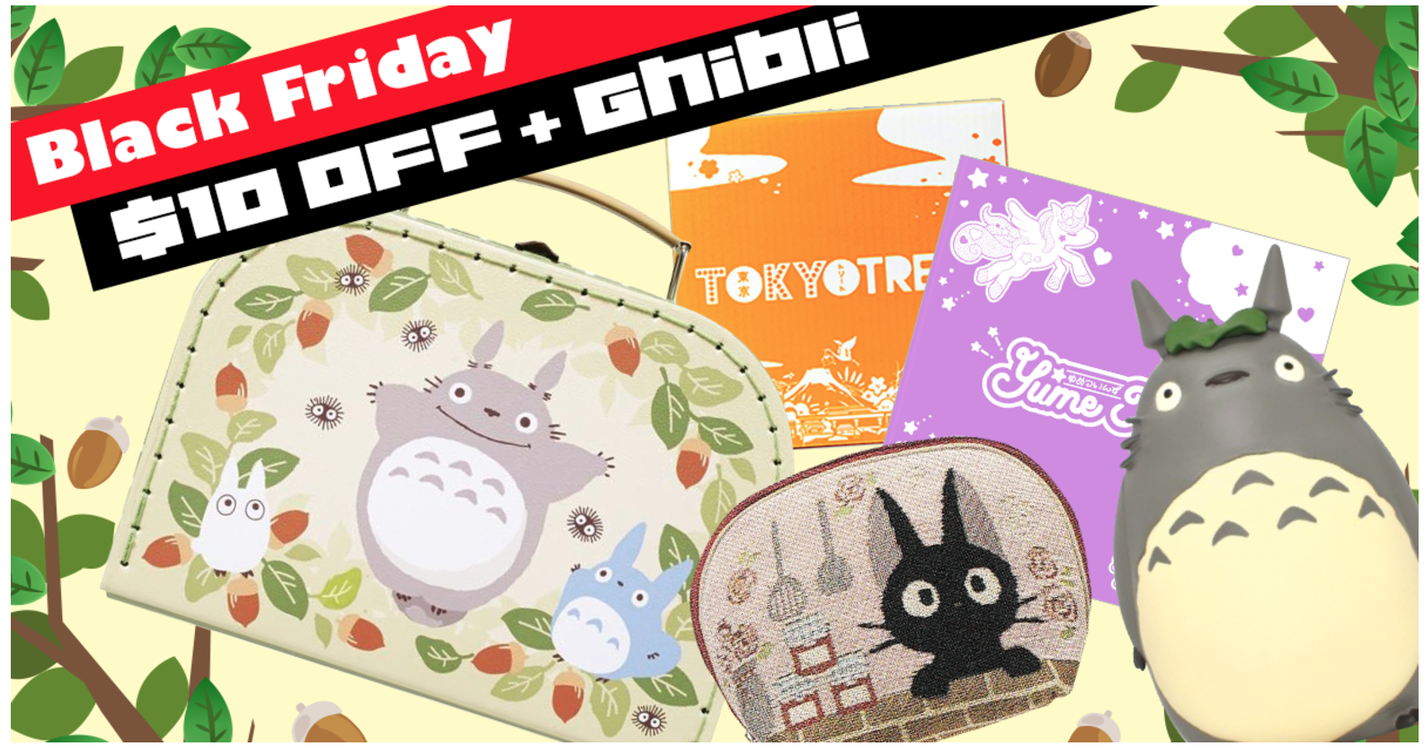 TokyoTreat Black Friday Deal – $10 Off Premium Box + Studio Ghibli Bonus Items!