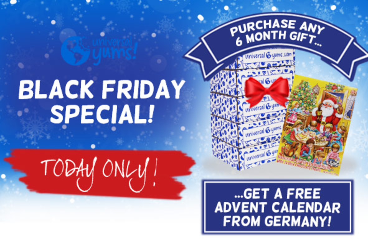 Universal Yums Black Friday Deal – Free Advent Calender With Subscription