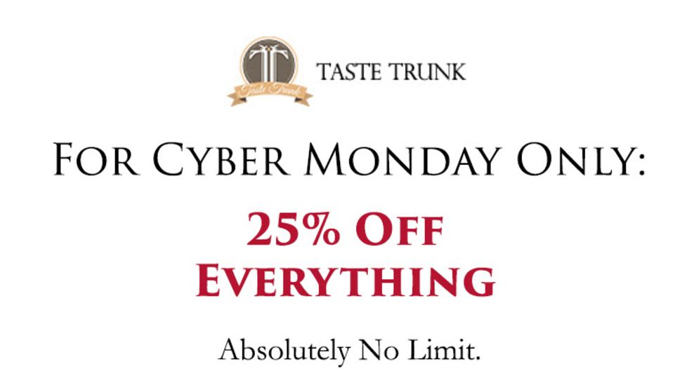 Taste Trunk Cyber Sale – 25% Off Everything!