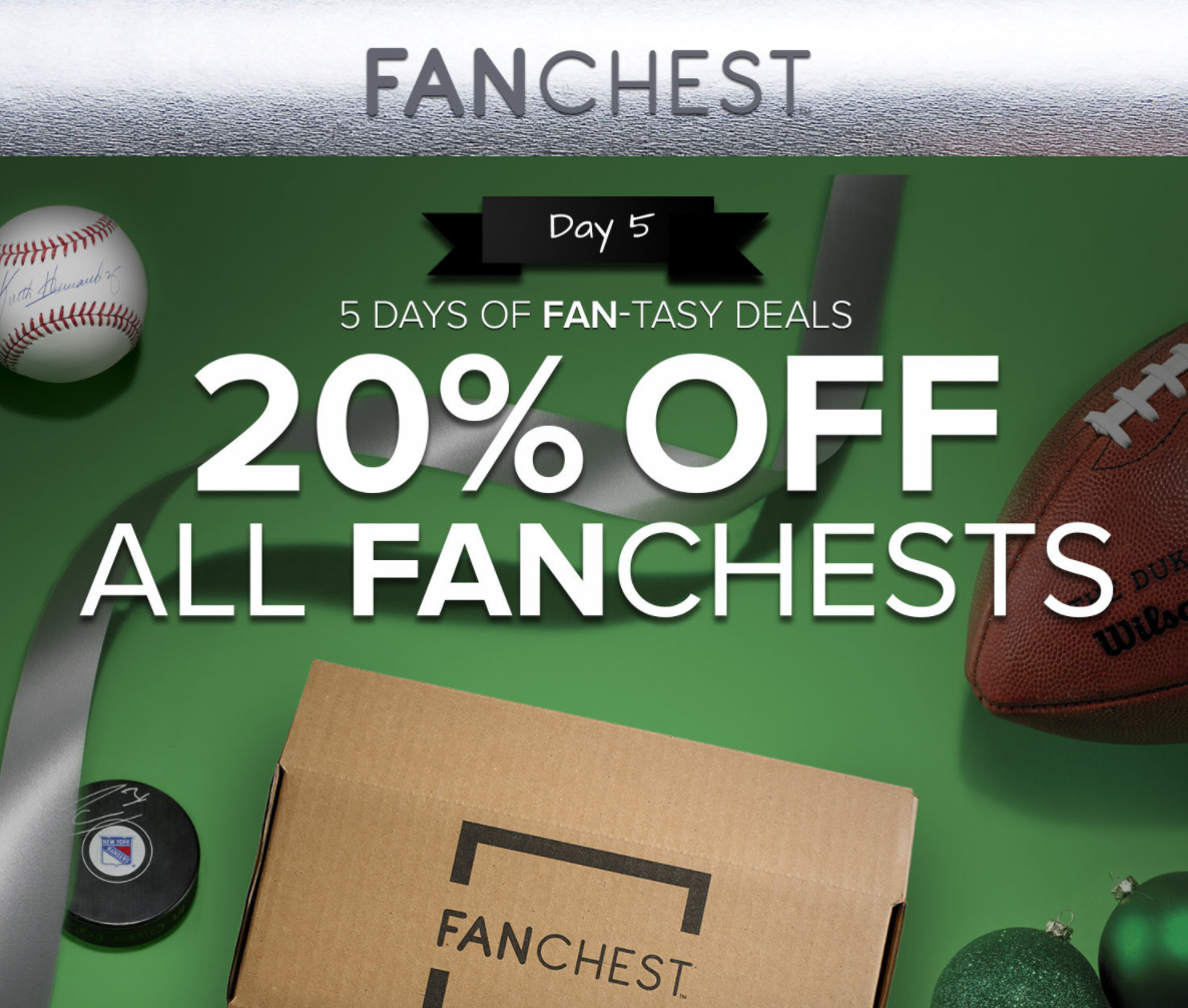 Fanchest Cyber Monday Deal – 20% Off All Fanchests!