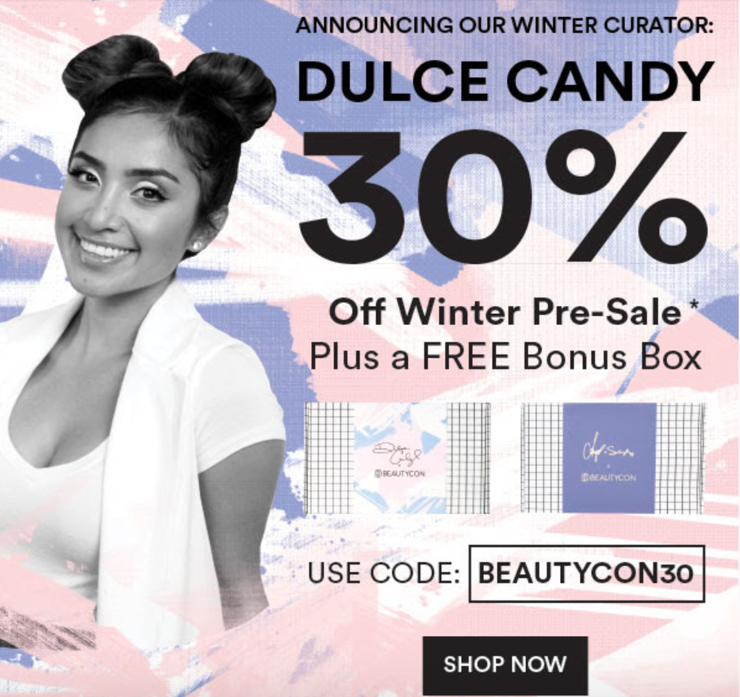 Beautycon Box Cyber Monday Deal – 30% Off + FREE Bonus Box!