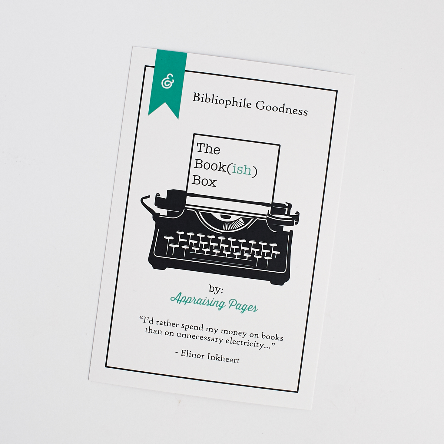 Read our review of the October 2016 Bookish Box!