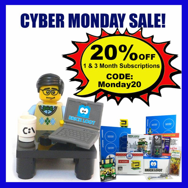 Brick Loot Cyber Monday Deal – 20% Off 1 and 3-Month Subscriptions!