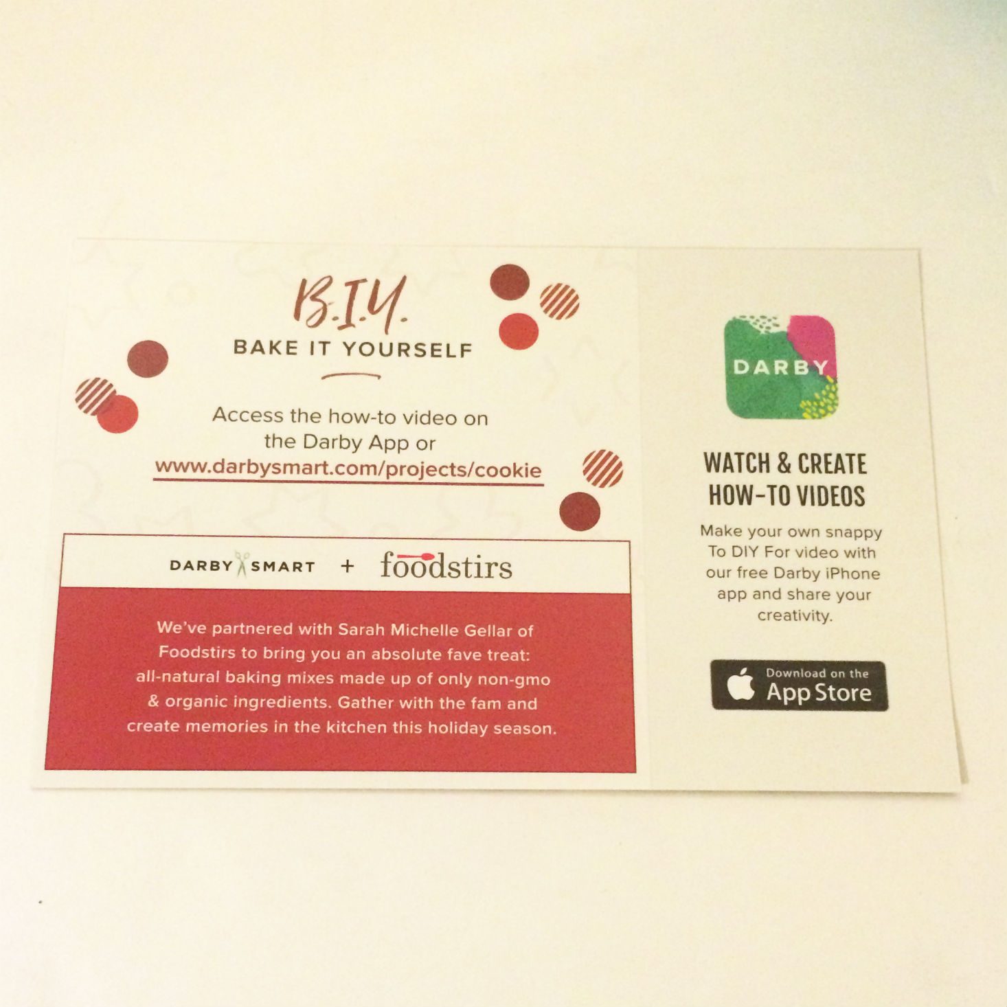 Check out our review for the Darby Smart Bake It Yourself box!