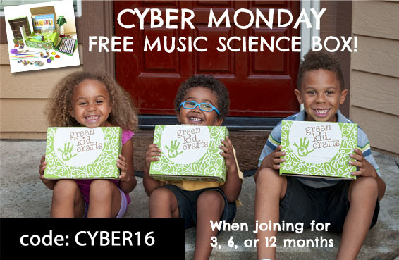 Green Kid Crafts Cyber Monday Deal – Free Bonus Box With Subscription
