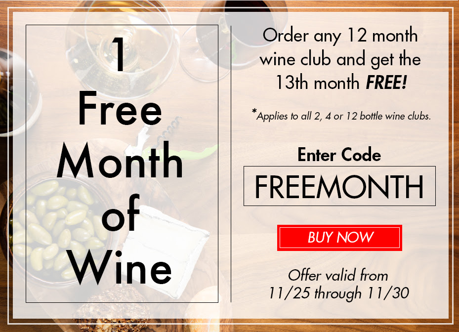 Plonk Wine Club Black Friday Deal – 1 Free Month Of Wine!