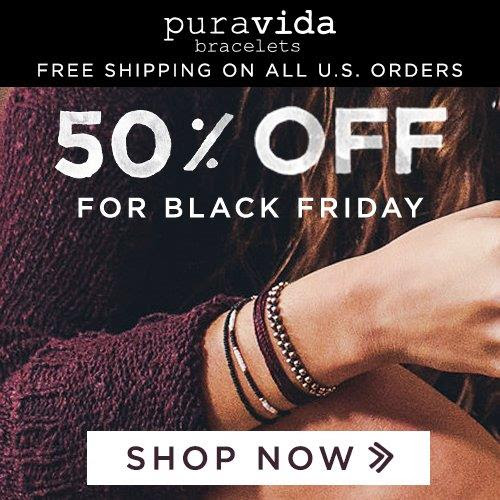 Pura Vida Bracelets Black Friday Sale – 50% Off Store Purchase