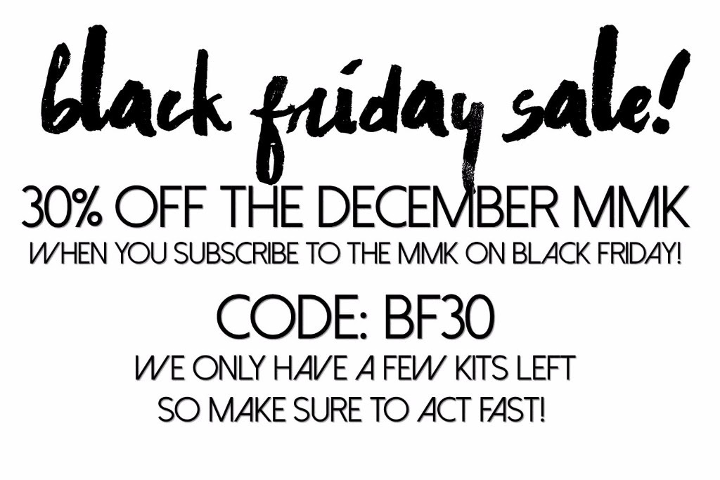 Scratch Black Friday Deal – 30% Off Monthly Mani Kit!