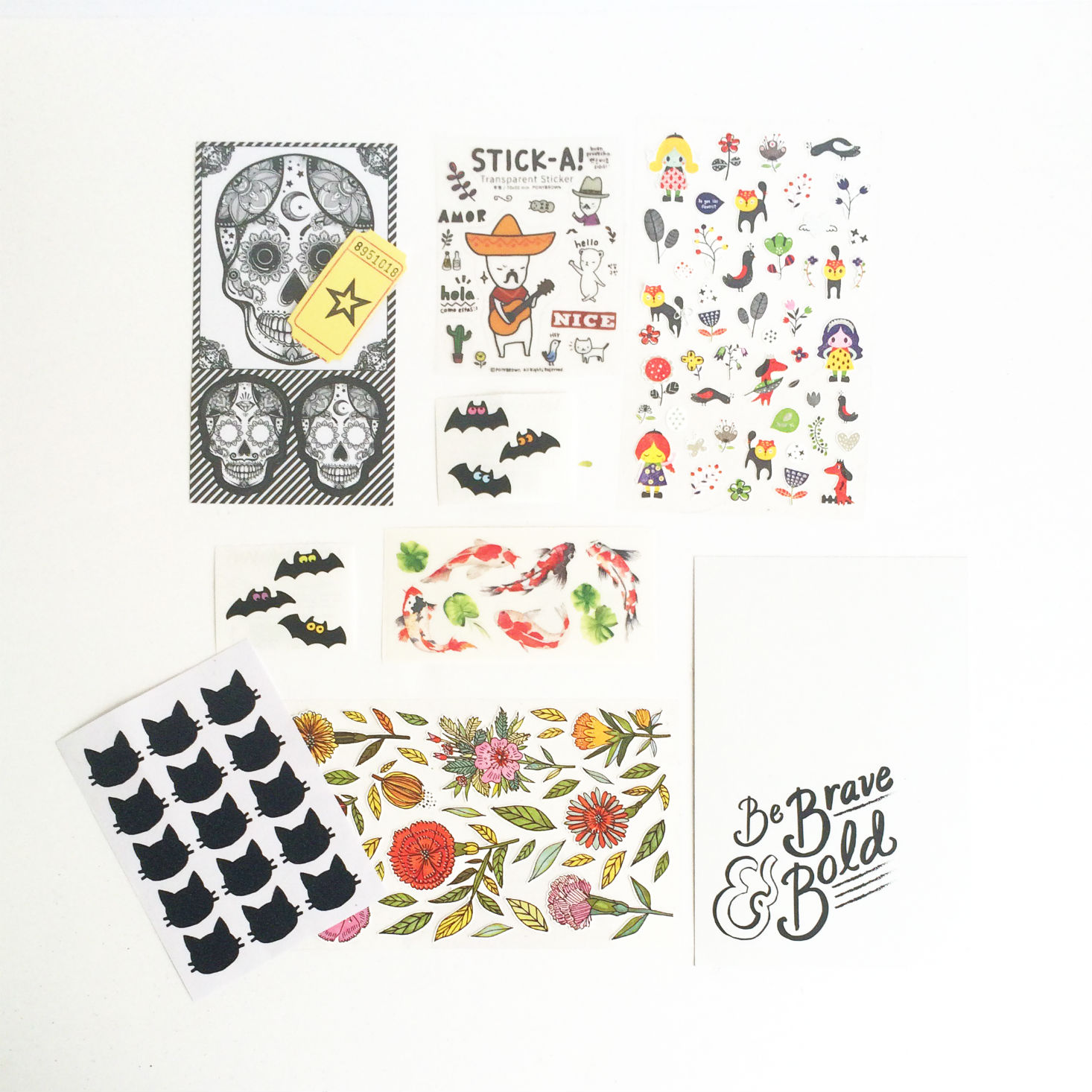 Read our review of the stickers inside Stick 'Em Up's October envelope!