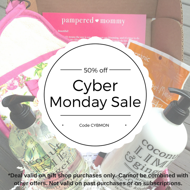 Pampered Mommy Cyber Monday Deal – 50% Off Past Boxes!