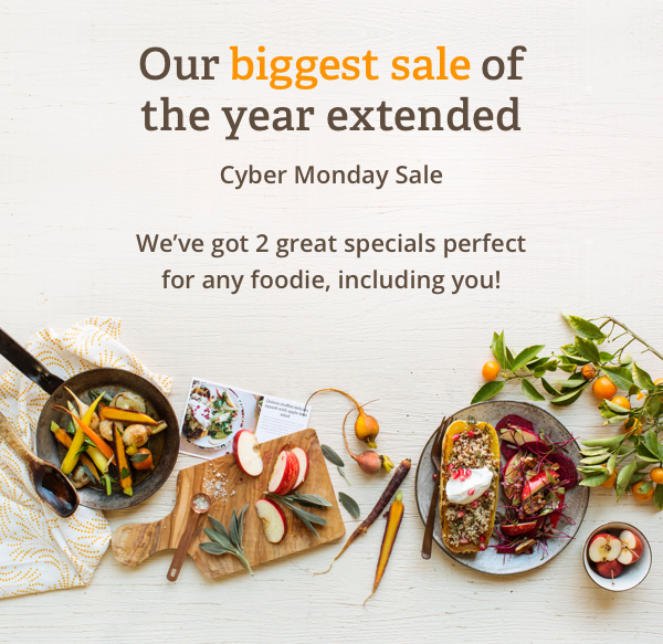 Extended! Sun Basket Cyber Monday Sale – Four FREE Meals Or Up to $20 Off Gift Subscriptions!