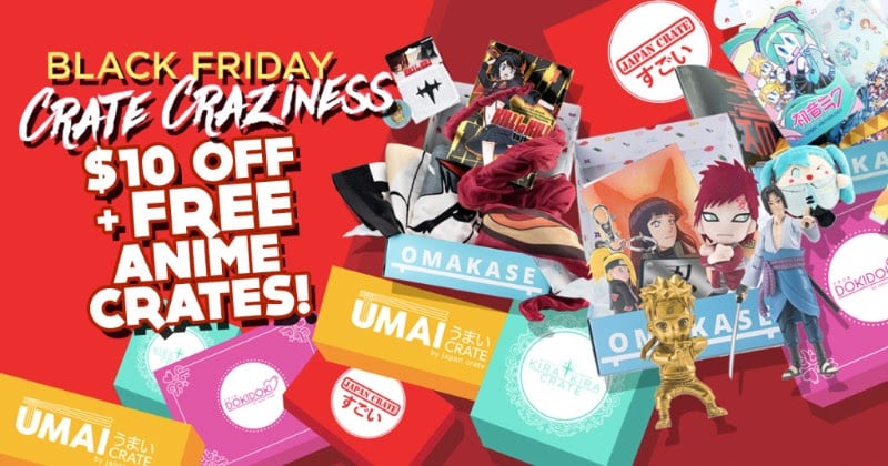 Japan Crates Black Friday Deal – $10 Off + FREE Anime Crates!