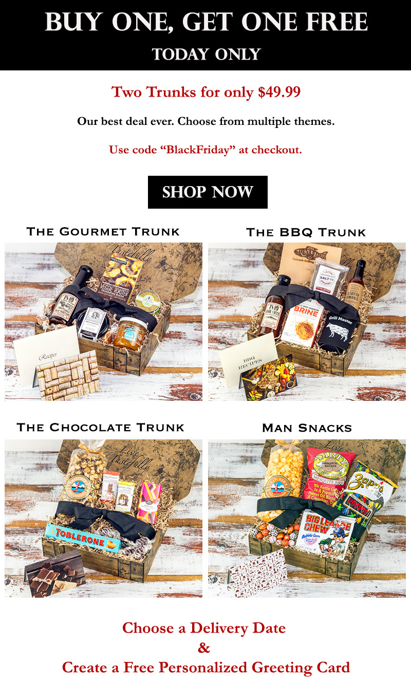 Taste Trunk Black Friday Sale – Buy One Trunk, Get One Free!