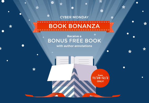 Quarterly Cyber Monday Deal – FREE Bonus Book With Gift Subscription