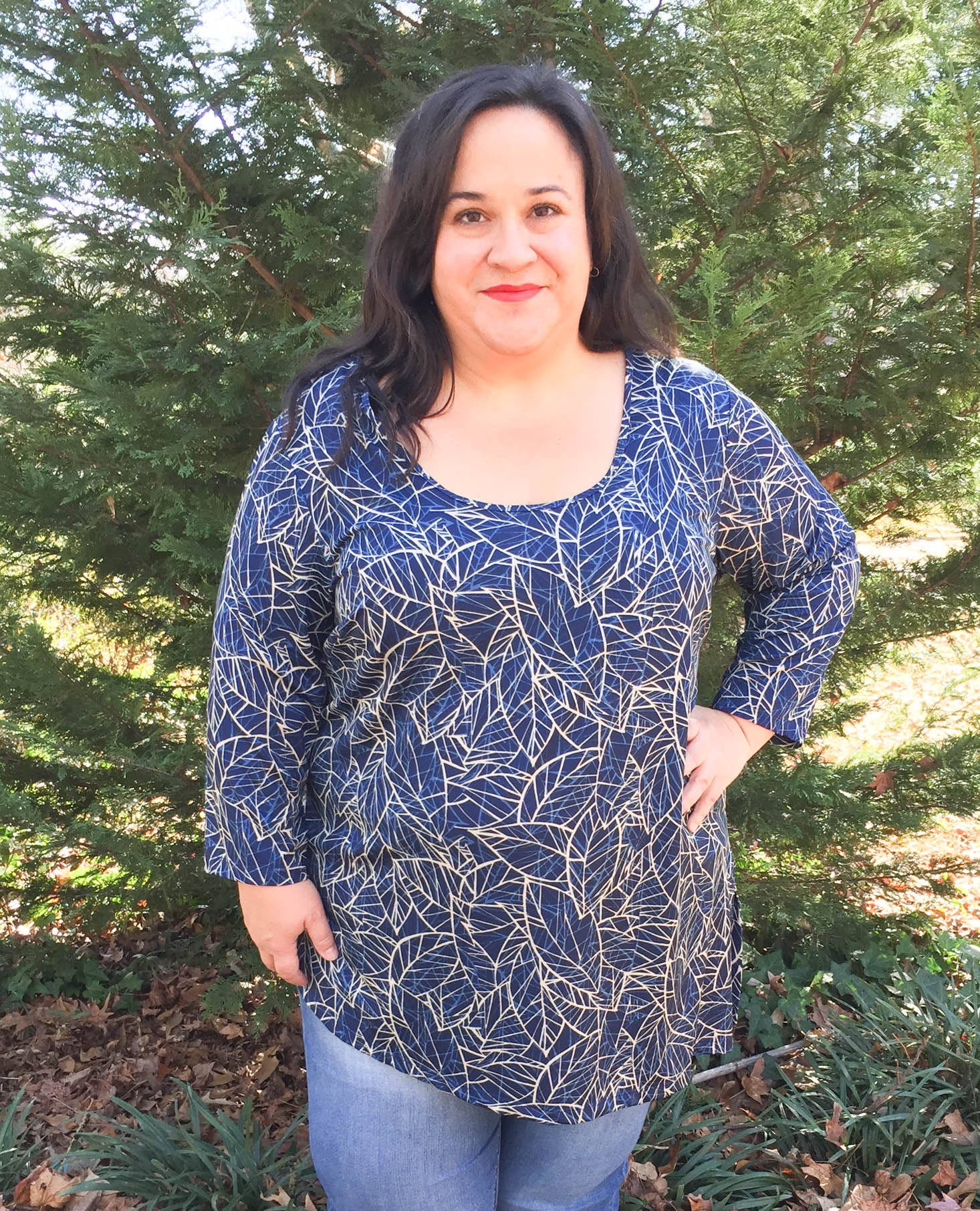 gwynnie-bee-december-2016-printed-top