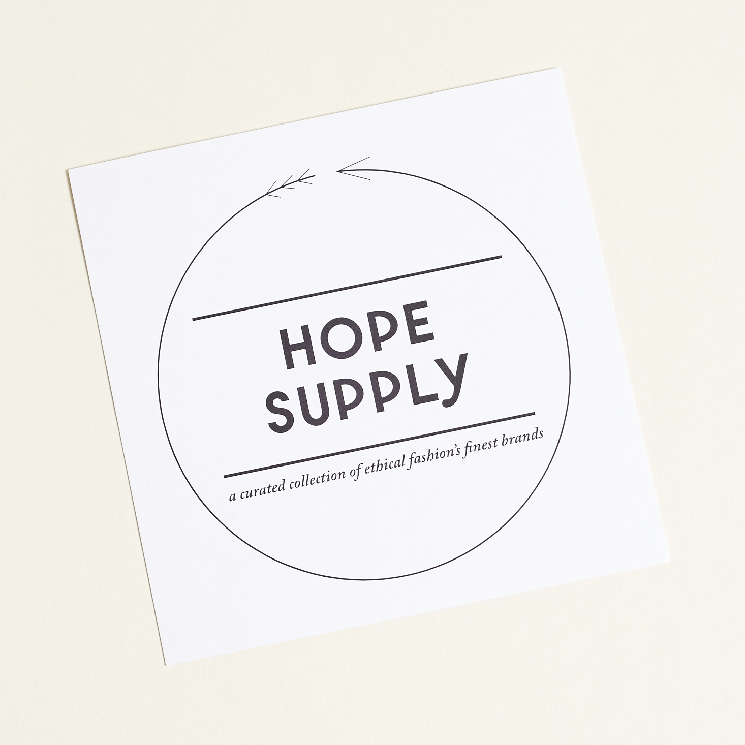 Read our review of the ethical fashion inside the November 2016 Hope Supply box!