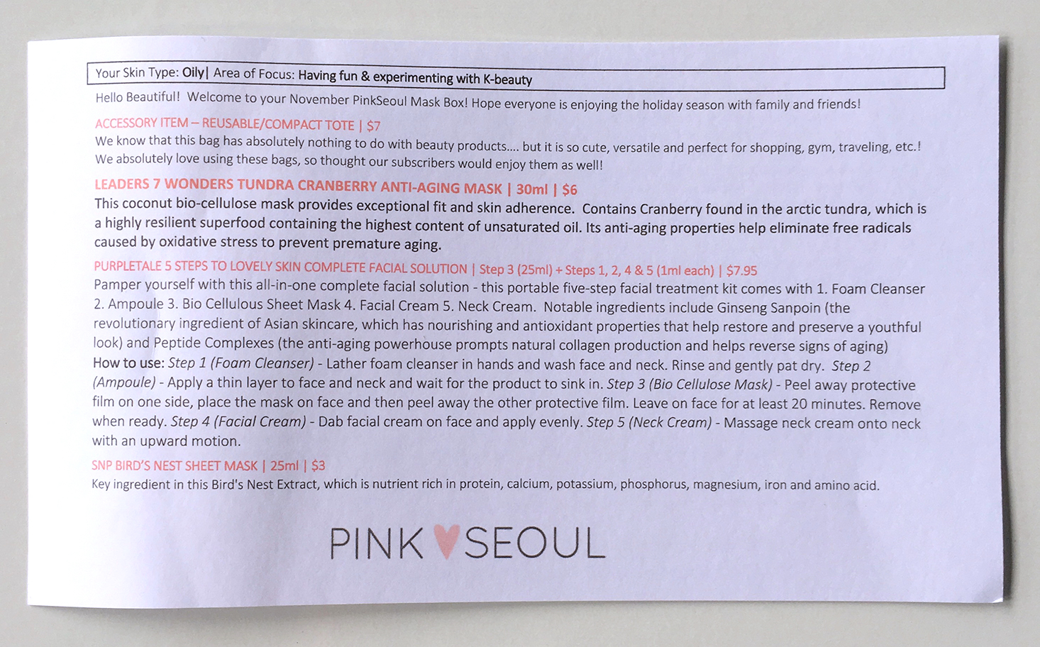 pinkseoul-mask-box-november-2016-booklet-front