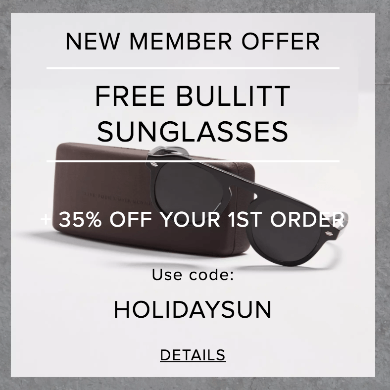 $21 Off + Free Sunglasses with your First Month of Five Four Club!