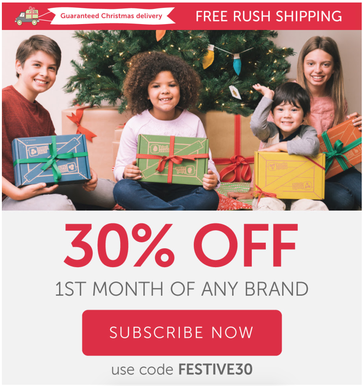 Last Day For 12/24 Kiwi Crate Delivery + 30% Off Coupon!