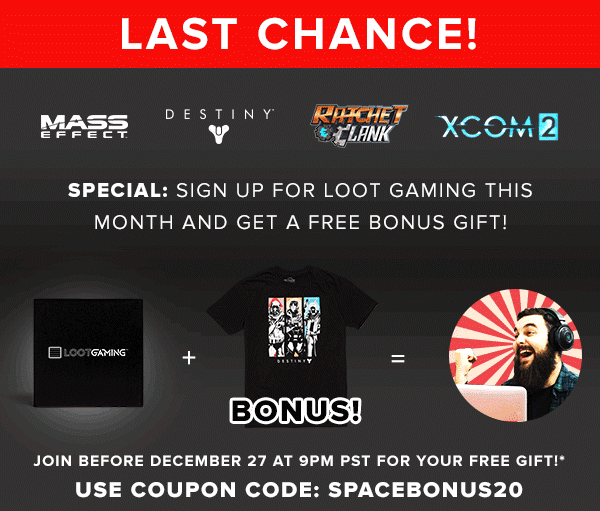 3 Days Left! Loot Gaming Deal – 20% Off + FREE Bonus items!