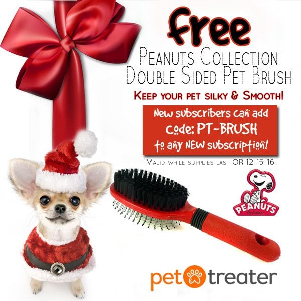 Pet Treater Coupon – Free Pet Brush With Subscription